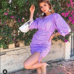 Zara Ruched Mini Dress 💜